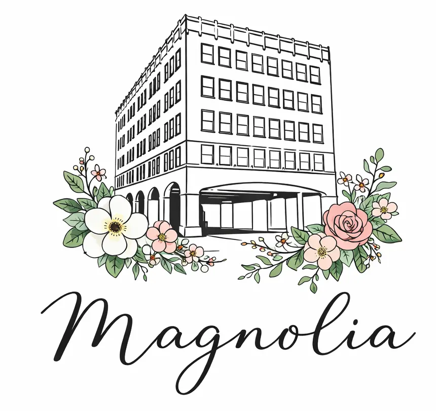Business logo for Magnolia Building Event Center